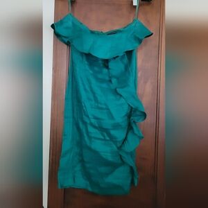 Banana Republic strapless ruffle dress